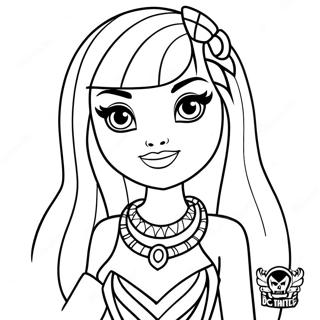 Monster High Cleo Ausmalbilder