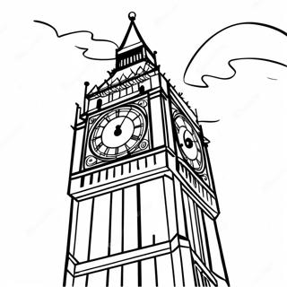 Big Ben Wahrzeichen Ausmalbild 51685-43051