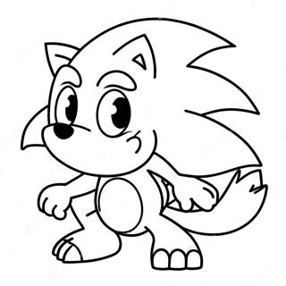 Monster Sonic Ausmalbild 51704-43045