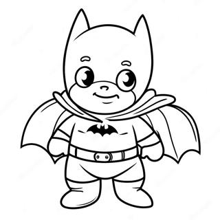 Niedlicher Baby Batman In Windel Ausmalbild 51795-43137