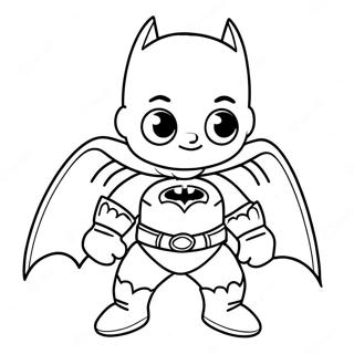 Niedlicher Baby Batman In Windel Ausmalbild 51795-43138