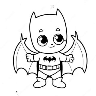 Niedlicher Baby Batman In Windel Ausmalbild 51795-43139