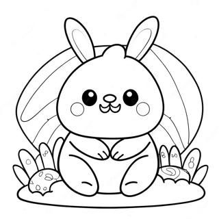 Squishmallow Osterhase Ausmalbild 51914-43227