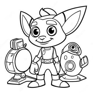 Ratchet Und Clank Ausmalbild 51924-43219