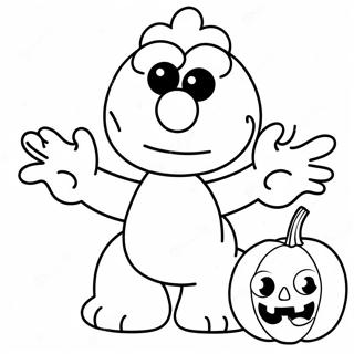 Elmo Halloween Ausmalbild 51955-43250