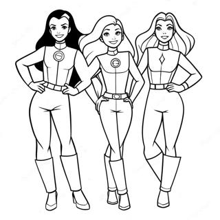 Totally Spies Ausmalbilder