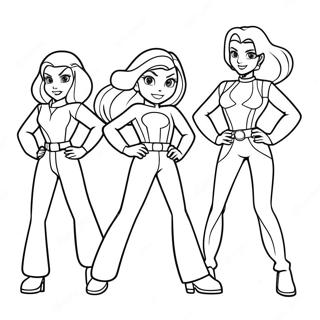 Totally Spies Ausmalbild 51995-43274