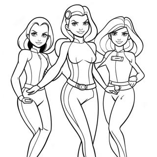 Totally Spies Ausmalbild 51995-43275