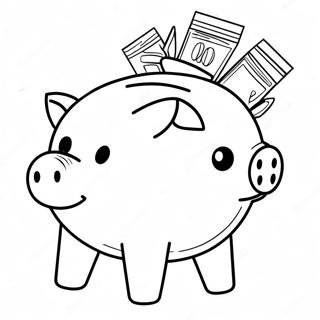 Sparschwein Ausmalbilder