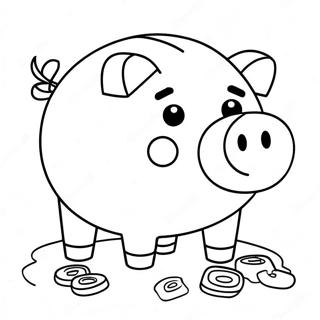 Sparschwein Ausmalbild 52015-43291