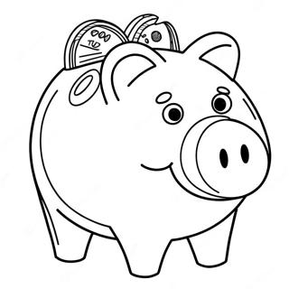 Sparschwein Ausmalbild 52015-43292