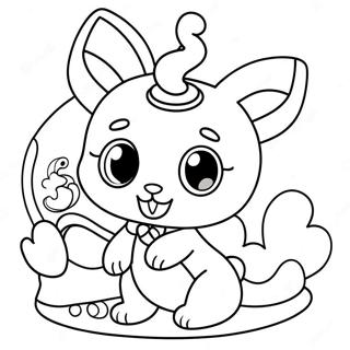 Jewelpet Ausmalbild 52085-43343