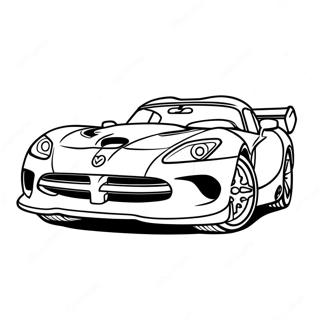 Dodge Viper Sportwagen Ausmalbild 52446-43626