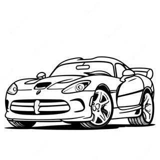 Dodge Viper Sportwagen Ausmalbild 52446-43627