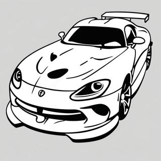 Dodge Viper In Bewegung Ausmalbild 52447-43630