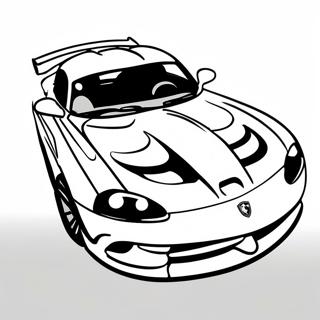 Dodge Viper In Bewegung Ausmalbild 52447-43632