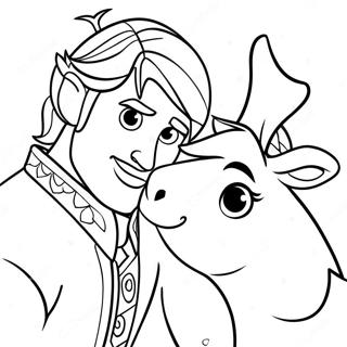 Kristoff Und Sven Ausmalbilder