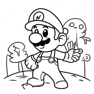 Luigis Mansion Ausmalbild 53186-44200