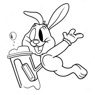 Bugs Bunny Beim Dunking Ausmalbild 532-426