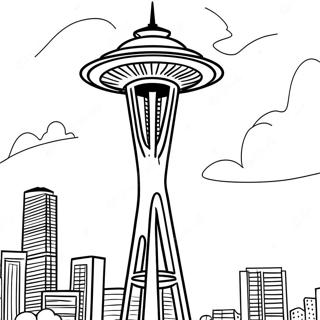 Seattle Space Needle Ausmalbild 53529-44474