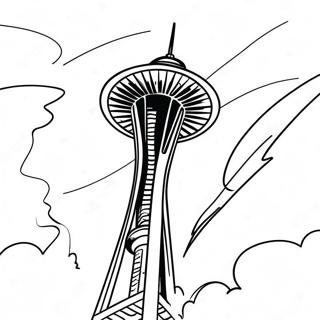 Seattle Space Needle Ausmalbild 53529-44476