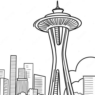 Seattle Space Needle Ausmalbild 53529-44627