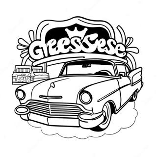 Grease Film Logo Ausmalbild 53618-44689