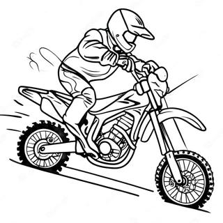 Honda Dirt Bike Rennen Ausmalbild 53738-44785