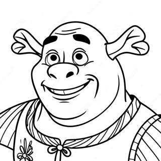 Shreks Gluckliches Gesicht Ausmalbild 53748-44791