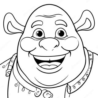 Shreks Gluckliches Gesicht Ausmalbild 53748-44792