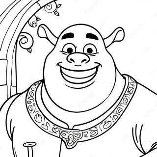 Shrek Mit Einem Grossen Lacheln Ausmalbild 53749-44797