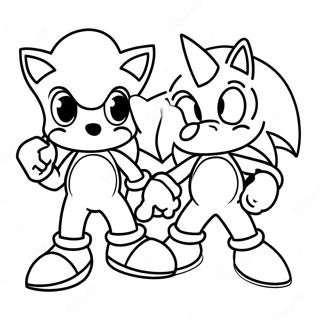 Sonic Und Mario Ausmalbild 5382-4307