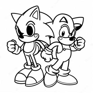 Sonic Und Mario Ausmalbild 5382-4308