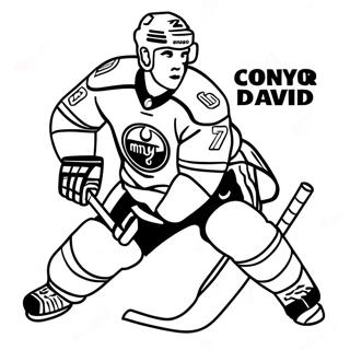 Connor Mcdavid In Aktion Ausmalbild 53869-44892