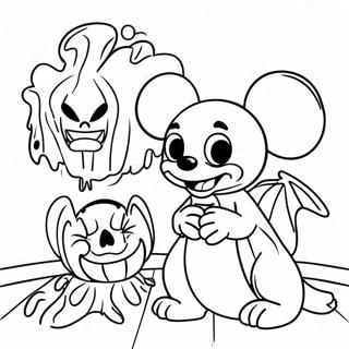 Disney Horror Kunst Ausmalbild 54119-45081