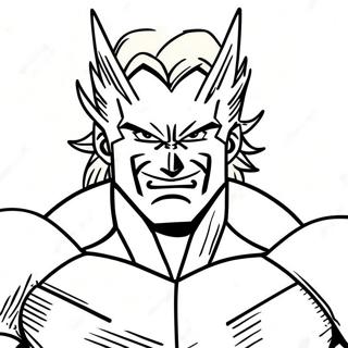 All Might In Held Pose Ausmalbild 54321-45248