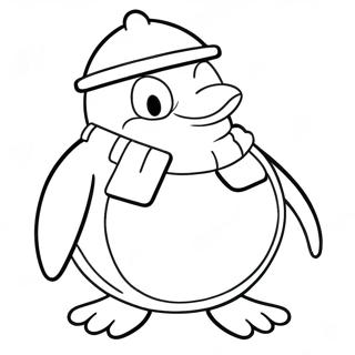 Club Penguin Ausmalbilder