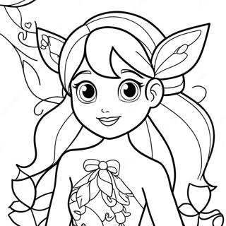 Winx Club Flora Ausmalbilder