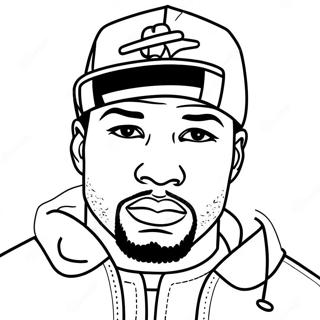 50 Cent Ausmalbild 54831-45635