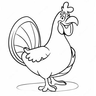 Foghorn Leghorn In Komischer Pose Ausmalbild 55222-45947