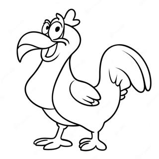 Foghorn Leghorn In Komischer Pose Ausmalbild 55222-45948