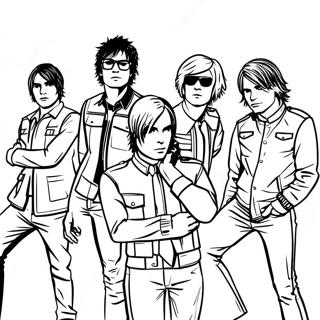 My Chemical Romance Ausmalbild 55571-46219