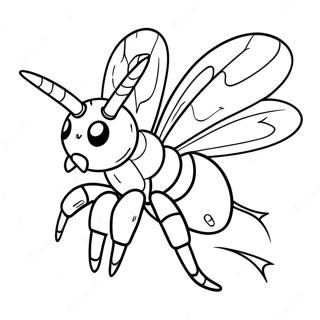 Beedrill Ausmalbild 55731-46338