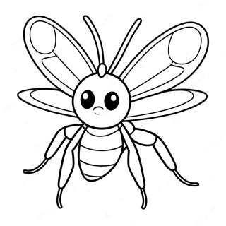 Beedrill Ausmalbild 55731-46340