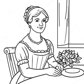 Jane Austen Ausmalbild 55931-46508