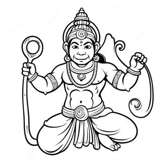 Hanuman Ausmalbilder