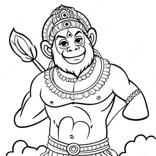 Hanuman Ausmalbild 56011-46563