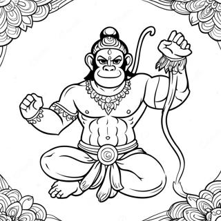 Hanuman Ausmalbild 56011-46564