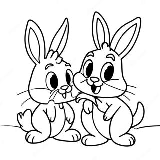 Liebe Bugs Bunny Und Lola Ausmalbild 56081-46630