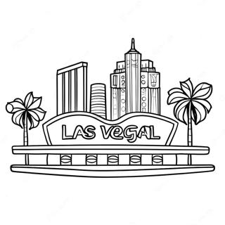 Helle Neonlichter Las Vegas Ausmalbild 56242-46773